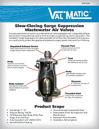 COMBOAIR® Universal Air Release & Vacuum Valve